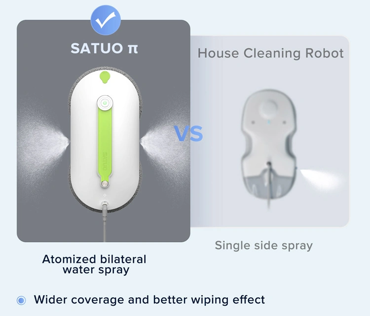 Ultra Thin Robot Vacuum Cleaner Glass Cleaning Robot Electric Window Cleaner APP Control for Home
